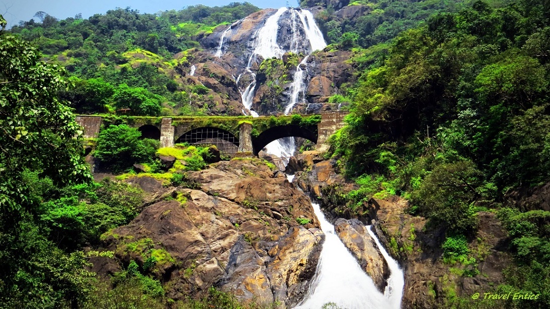 Dudh Sagar Waterfall South of Goa