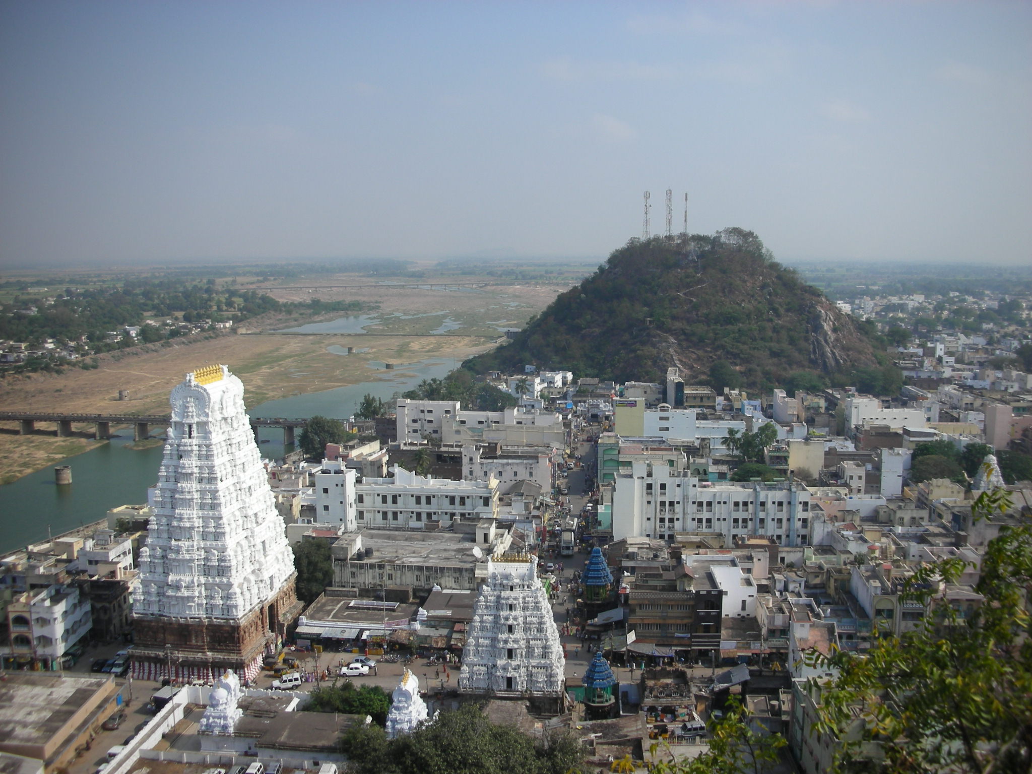 Srikalahasteeswara Temple Drone View